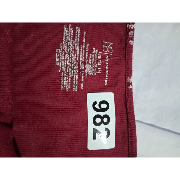 Y2K Style No Boundaries Women's size Large Floral Ribbed Grungecore Cami Top - Picture 11 of 12